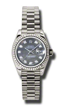 Rolex Datejust 179179BKMDP White Gold Timepiece - Classic Glamour Automatic Watch