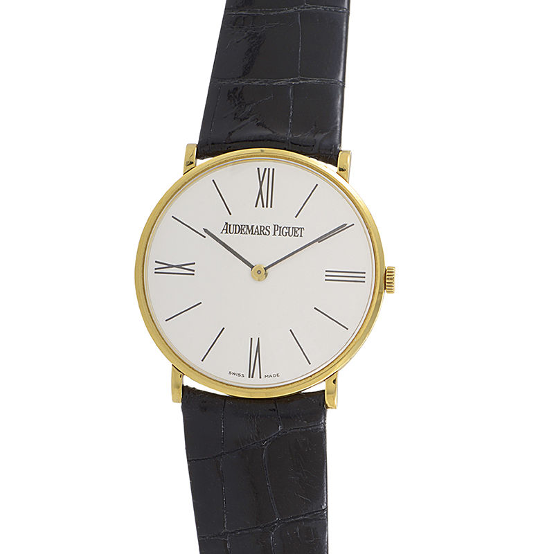 Audemars Piguet Jules Audemars 18K Gold Automatic Chronograph Watch - Classic Elegance