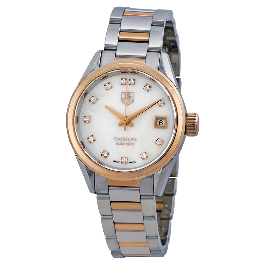 Tag Heuer Carrera Gold Steel Automatic Chronograph War2452 BD0772 Knockoff Watch