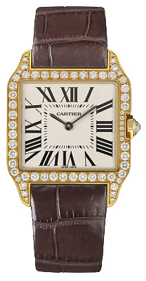 Cartier Santos Silver Chronograph Watch: Elegant WH100451 Replica