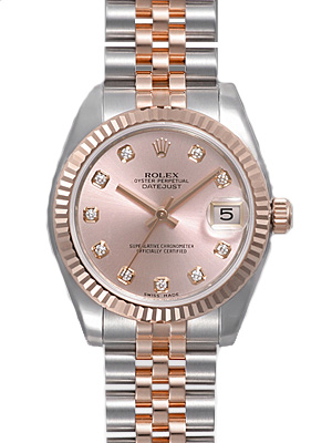 Rolex Datejust 178271RDJ Swiss Imitation Gold and Black Dual Tone Watch