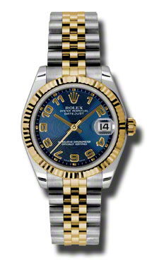 Rolex Datejust 178273BLCAJ Timeless Elegance Automatic Gold & Diamond Watch