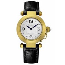 Cartier WJ11891 Imitation Classic Silver Ladies Watch - Swiss Movement
