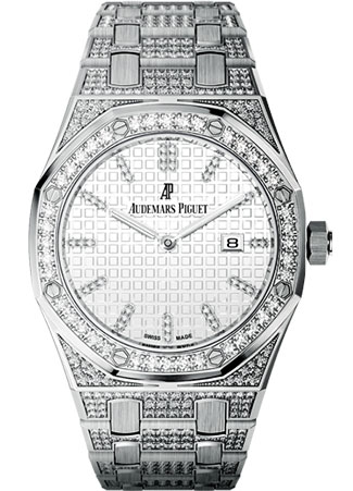 Audemars Piguet Royal Oak Clone Automatic Chronograph 41mm Steel Case Black Dial Watch