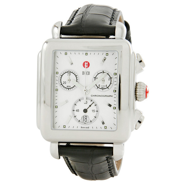 Swiss Michele MWW06A Automatic Silver Face Mens Chronograph Replica Watch