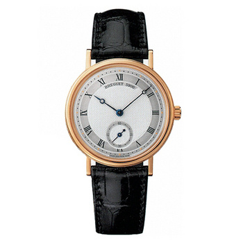 Breguet Classique Automatic 5907BR/12/984 Imitation Watch - Silver Case, Black Roman Dial