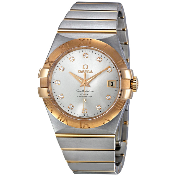 Omega Constellation Classic 42mm Steel Automatic Sapphire Crystal Blue Face Watch