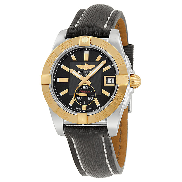 Breitling Galactic Black Imitation 300m Dive Watch - Swiss Clone, Steel Case