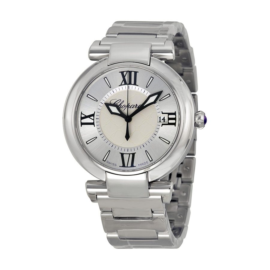 Chopard Imperiale 38mm Swiss Imitation Silver Watch - Automatic, Chronograph, 50m Water Resistant