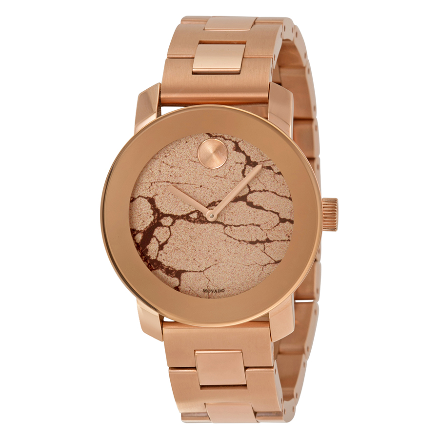 Bold Luxury Timepiece - Movado 3600347 Automatic Diamond Bezel Watch