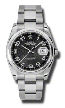 Rolex Datejust Black Circle Chronograph Imitation Watch - 40mm Case