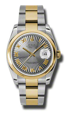 Omega Datejust 116203GSBRO Automatic Sapphire Crystal Diver's Watch