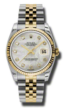 Rolex Datejust 116233MDJ Pearl-Infused Beauty Automatic Watch