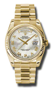 Classic Rolex Day-Date 41mm Automatic Steel & President Band Homage Watch