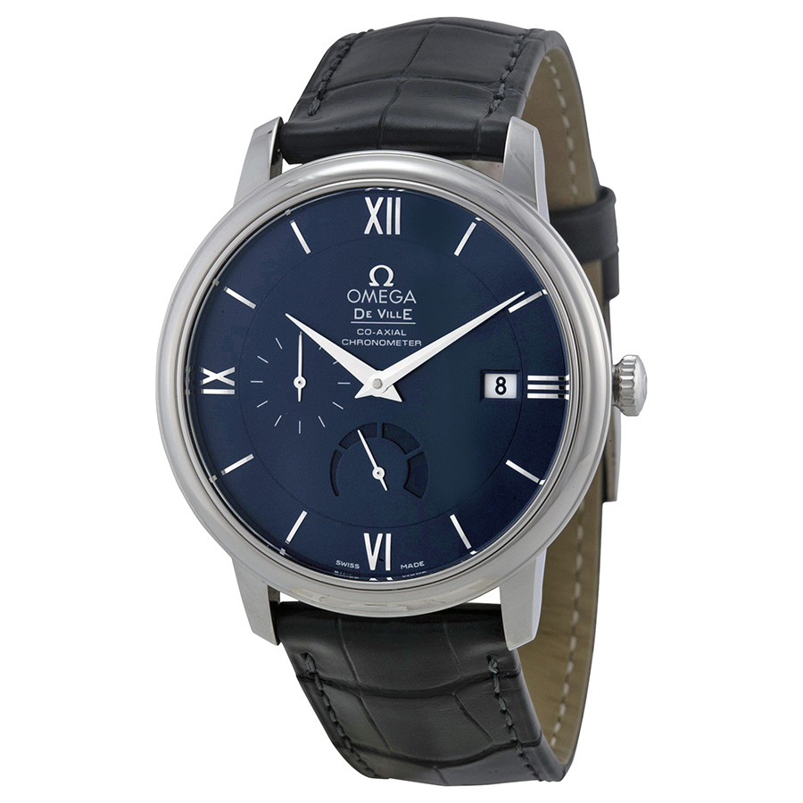 Omega DeVille Chronometer Blue Face Automatic Luxury Watch