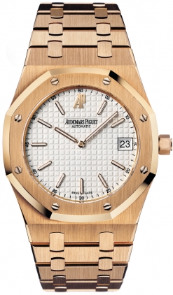Audemars Piguet Royal Oak 39mm 18K Gold Automatic Champagne Dial Watch