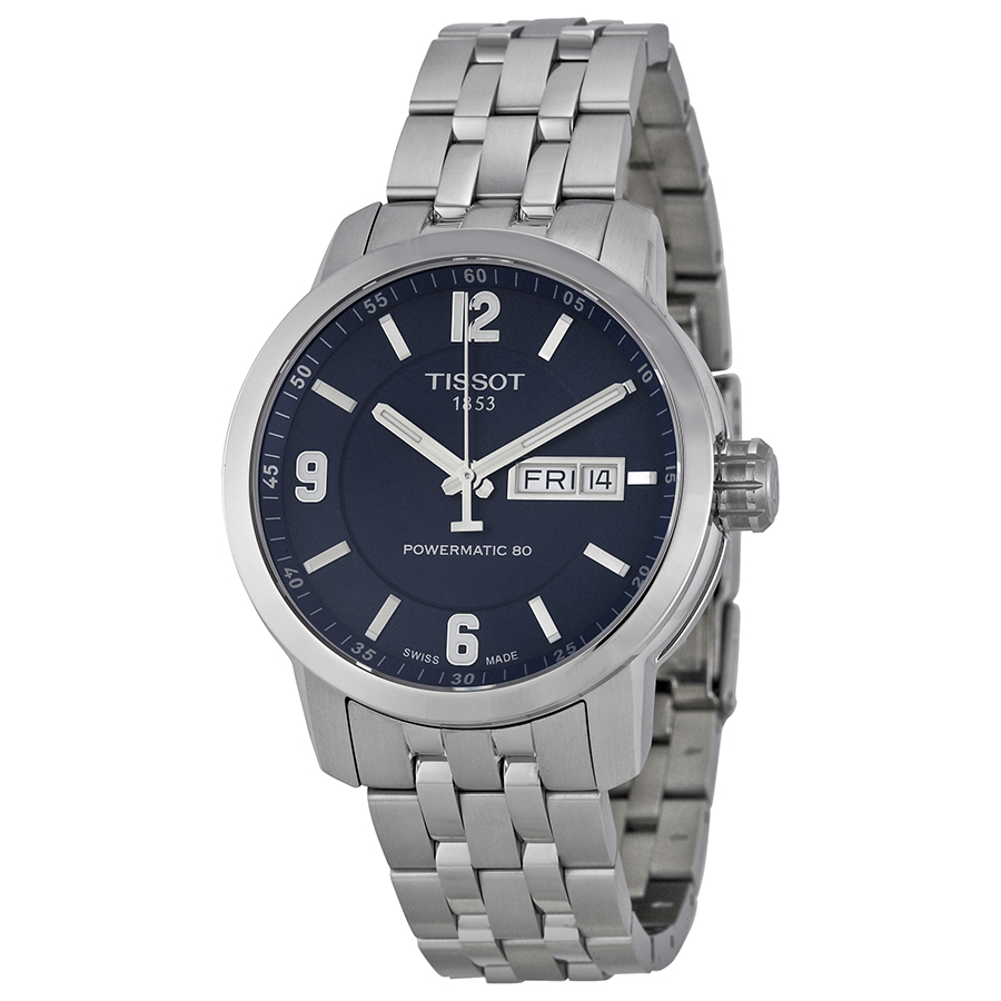 Tissot PRC 200 Dive Blue Face Automatic Water-Resistant Timepiece