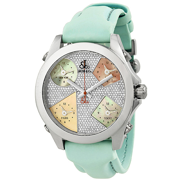 Jacob & Co. JCM44 Time Zone Masterpiece Steel Case Auto Movt Watch