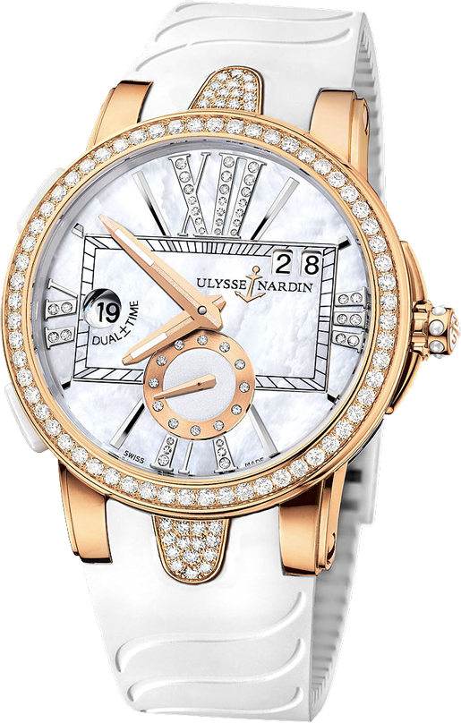 Ulysse Nardin Time Machine Automatic 41mm 18K Rose Gold Diver Watch