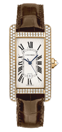 Cartier Tank WB704751 Swiss Clone Automatic Black Face 30mm Watch