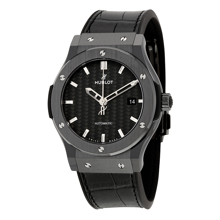 Hublot Classic Fusion 41mm Imitation Black Dial Automatic Chronograph Watch