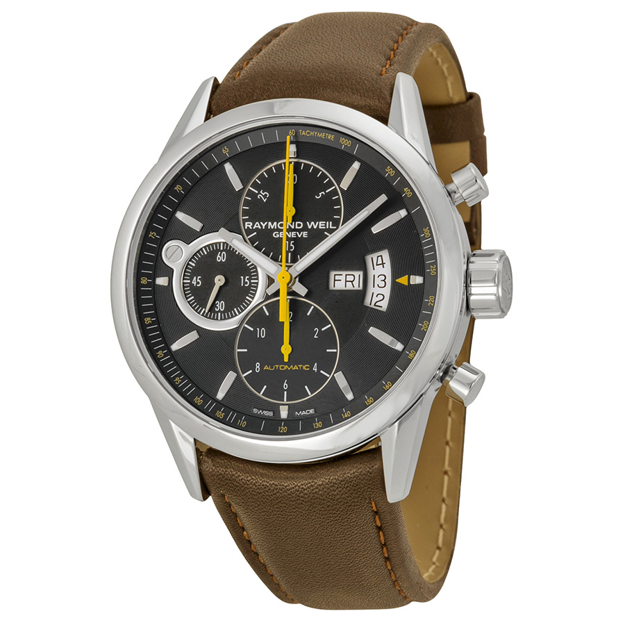 Raymond Weil Freelancer 7730-STC-20021 Auto Chronograph Black Chrono Watch