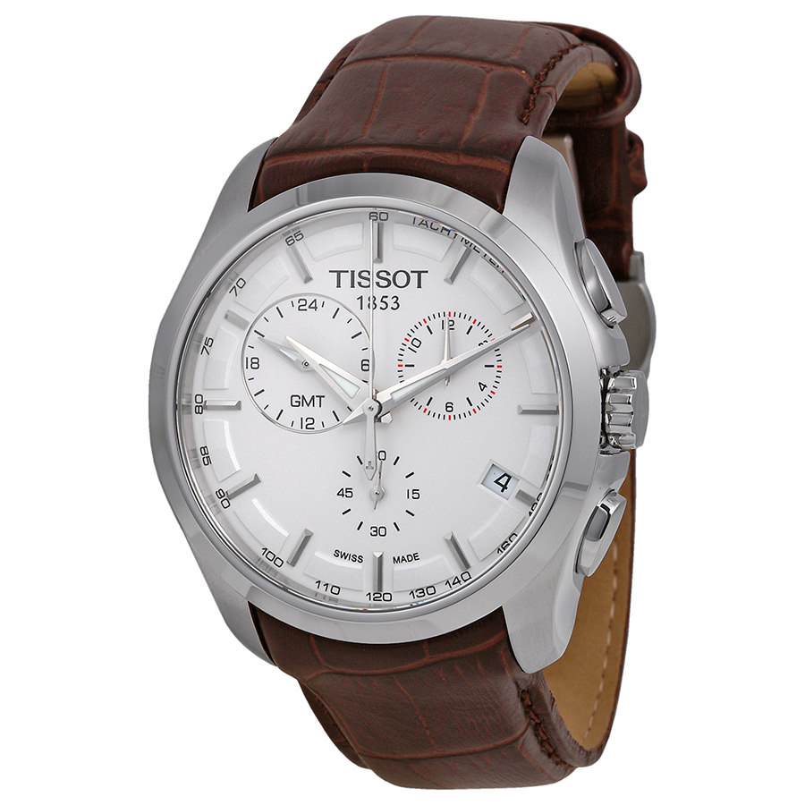 Tissot Couturier Swiss Clone Automatic Chronograph 42mm Silver Steel Watch