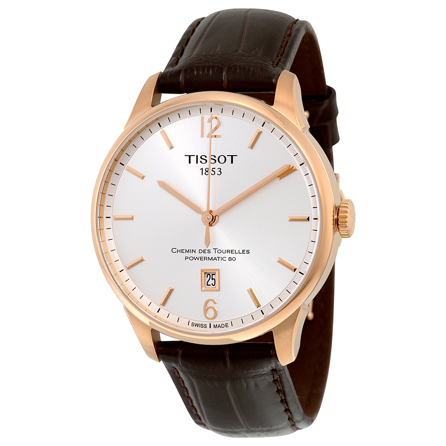 Tissot T099 Rose Gold-Tone Stainless Steel Automatic Diver Watch - Deep Blue Face