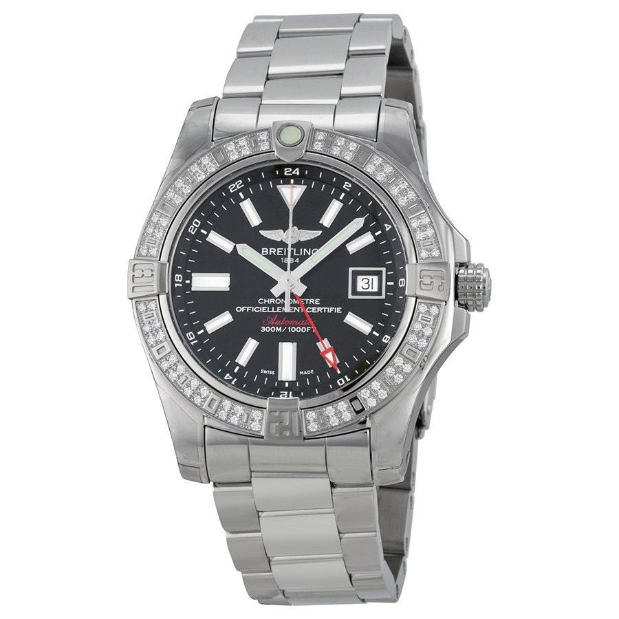 Breitling A3239053 Swiss Chronograph Imitation with Black Dials & Stainless Steel Case
