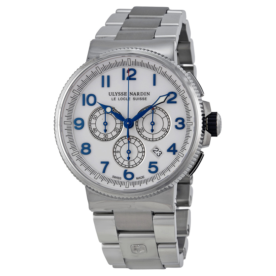 Ulysse Nardin Chronometer 1503-150-7M/60 Imitation Dive Watch with Blue Face & Stainless Steel Case