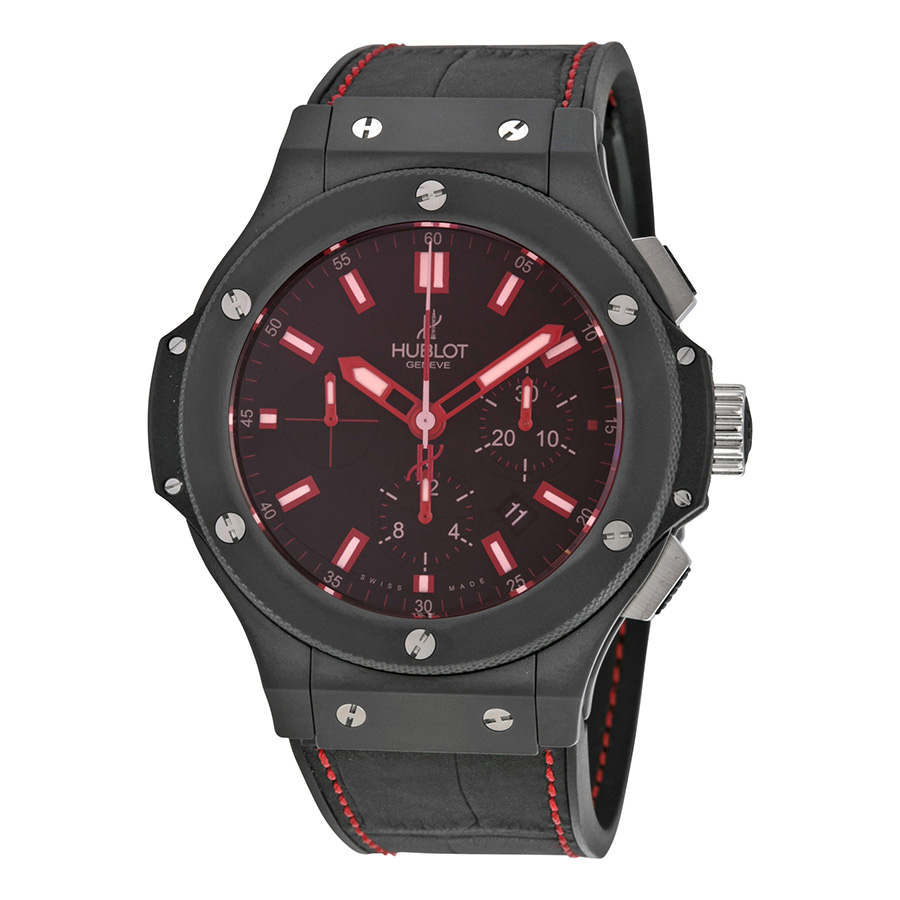 Hublot Big Bang Imitation Black Ceramic Automatic Chronograph Watch