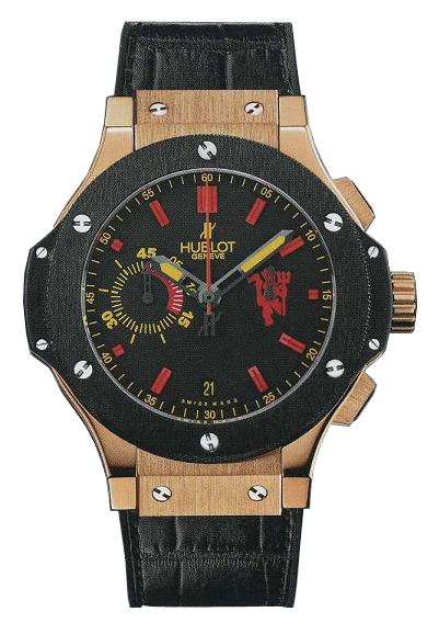Hublot Big Bang 18kt Rose Gold Chronograph Jet Black Face Watch
