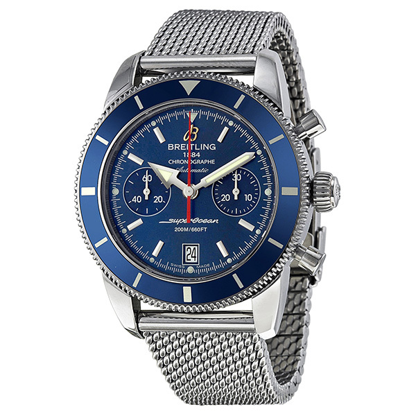 Breitling Superocean Heritage A2337016 Clone - Automatic Dive Watch - Chrome Steel, Black Dial