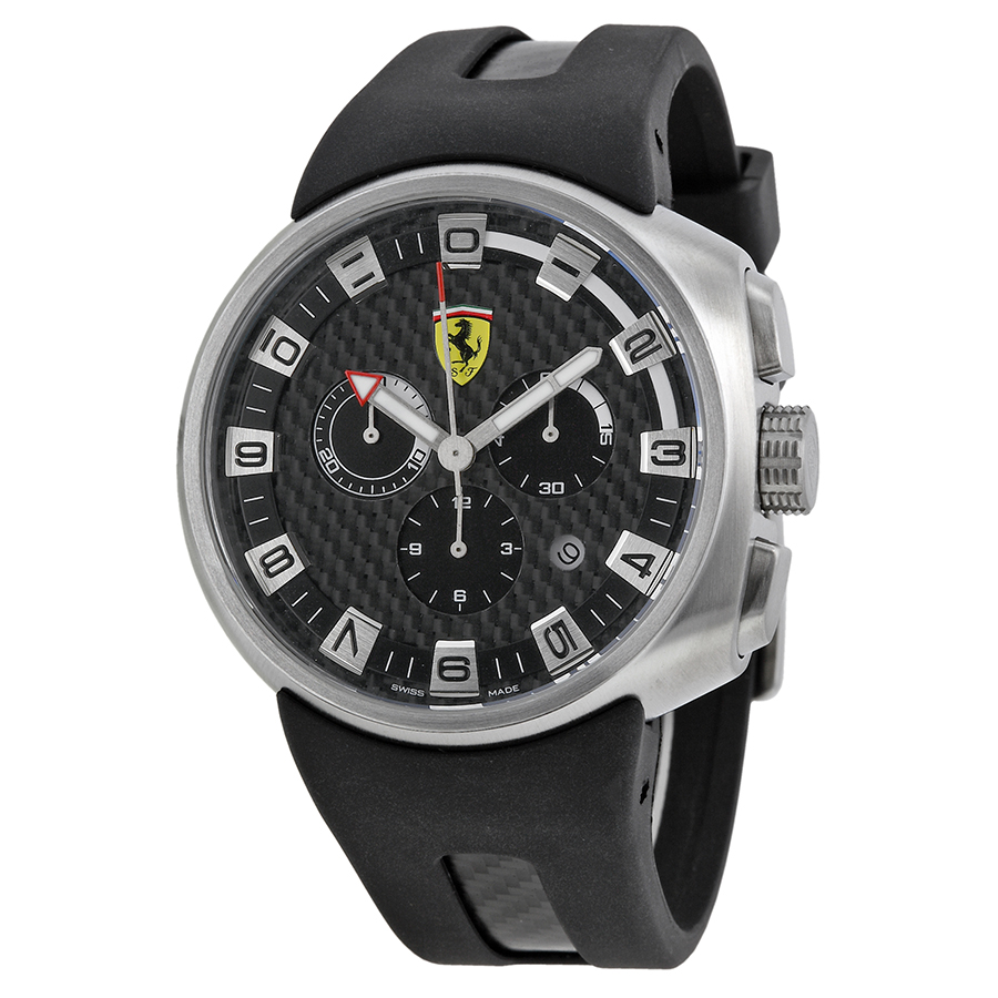 Ferrari F1 Homage Automatic Chronograph Carbon Steel Watch
