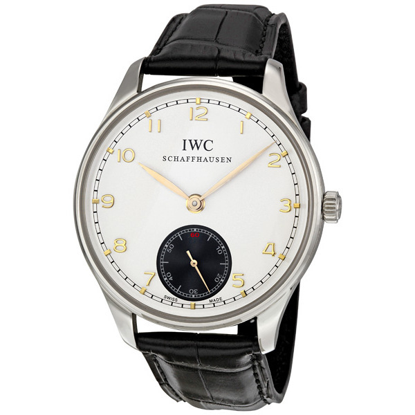 IWC Portuguese Automatic 7 Day Power Reserve Silver Dial Watch