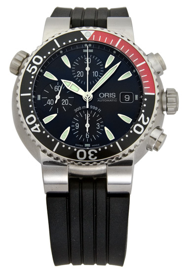 Oris Dive Master 6747542RS Automatic Water Resistant Steel Black Diver Watch