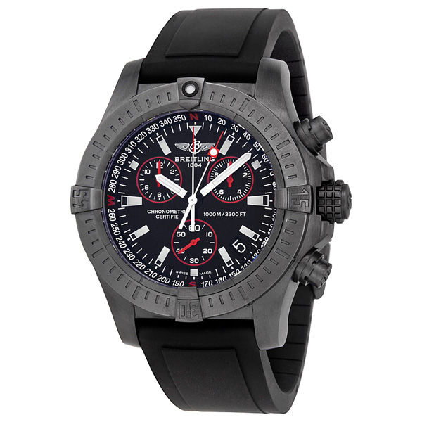 Breitling Avenger M7339010/BA03 Dive Master Stainless Steel Automatic Black Face Replicat Watch