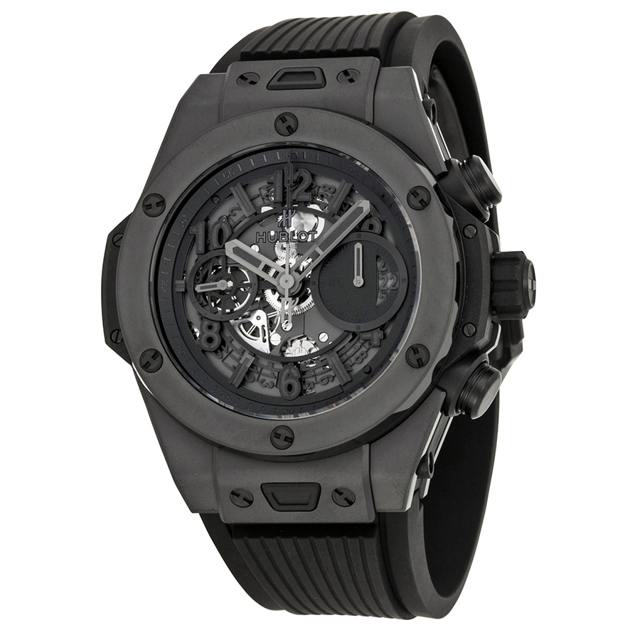 Hublot Big Bang Clone Unico Automatic Jet Black Ceramic Chronograph Watch