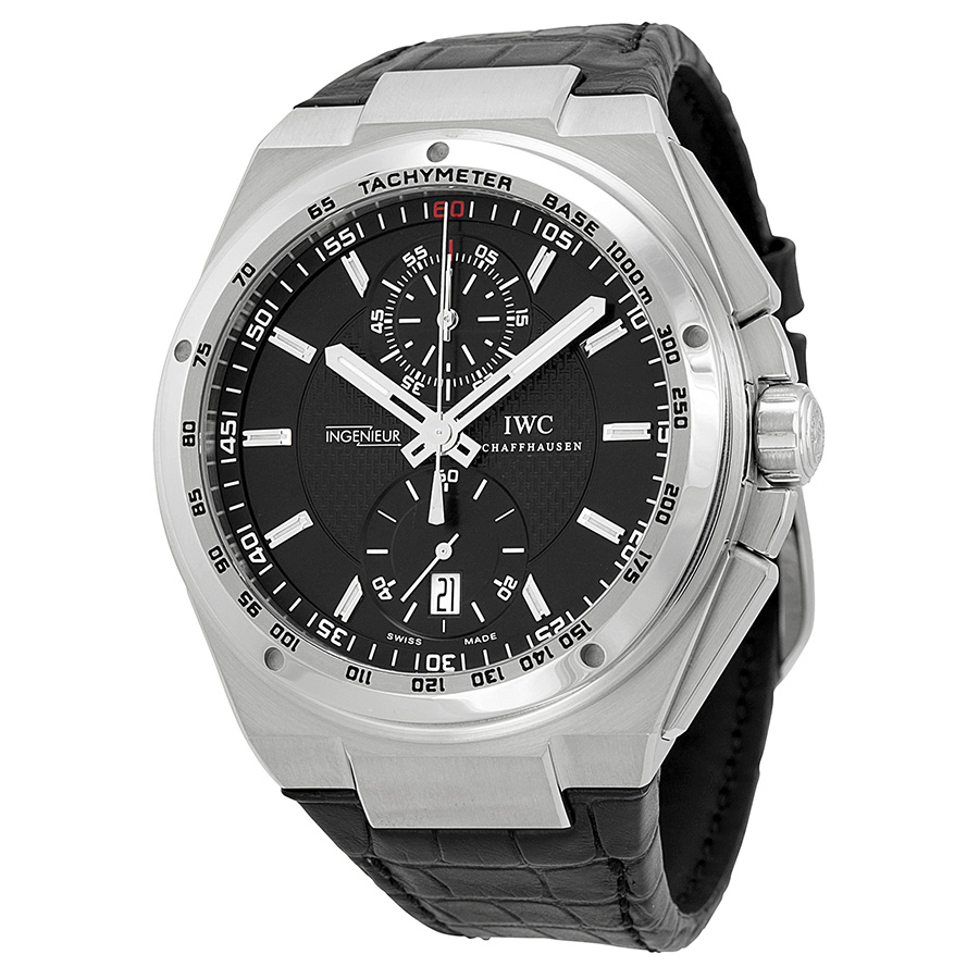 IWC Ingenieur Clone 40mm Automatic Black Face Dive Watch