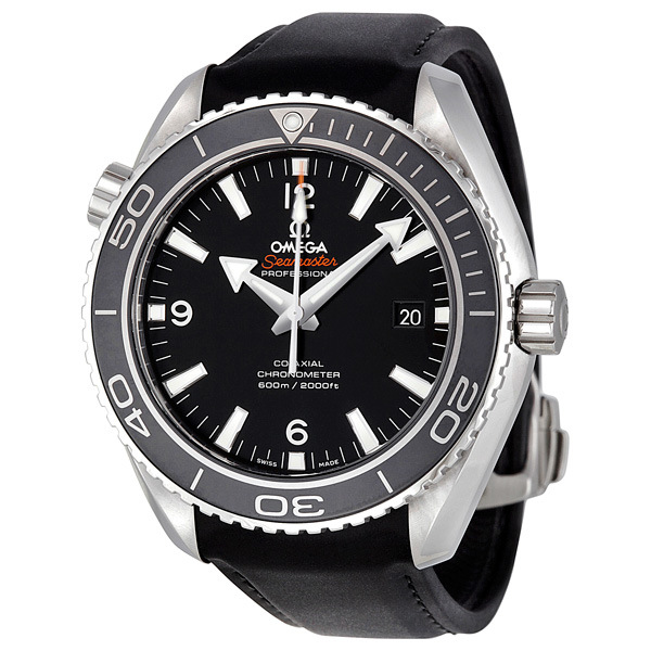 Omega Seamaster Oceanic Pro 300m Dive Clone Automatic Jet Black Face Swiss Watch