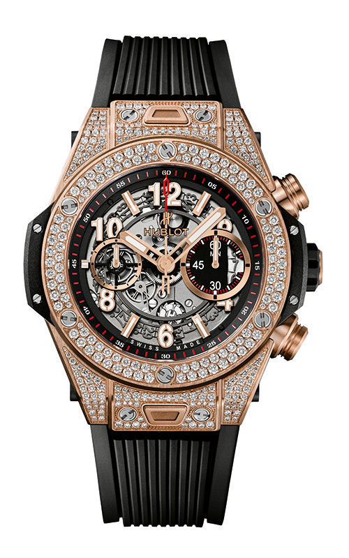 Hublot Big Bang Titanium Replica Watch with Black Dial & Chronograph