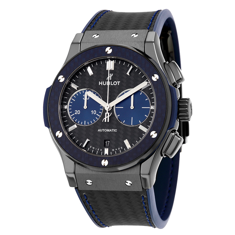 Hublot Classic Fusion Imitation 41mm Self-Winding Chrome Silver & Black Dial Watch