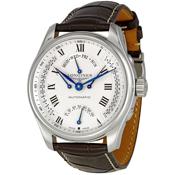 Longines Master Collection L2.717.4.71.3 Auto Watch - Swiss Engineered - Classic Silver Case - Black Roman Dial - 30m Water Resistant