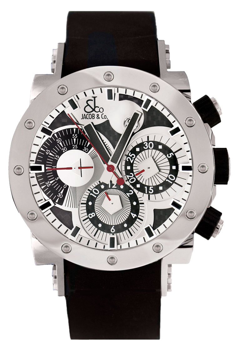 Jacob & Co. Epic II Clone - 47mm Automatic Rose Gold Watch - Black Roman Numerals