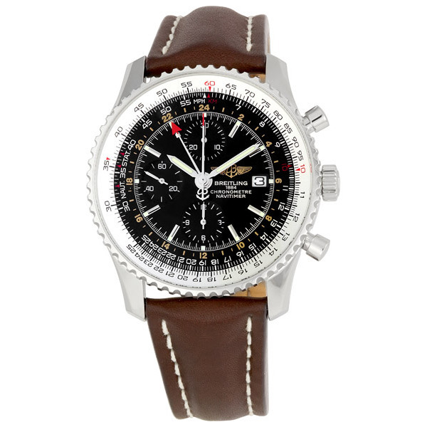 Breitling Navitimer Aviator Chrono Replica with Blue Face and Stainless Steel Case