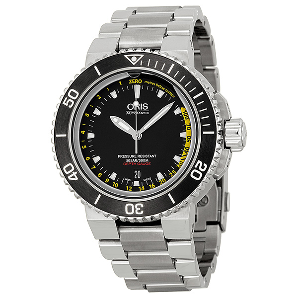 Oris Aquis Diver Automatic Swiss Replica with Black Face & Steel Case