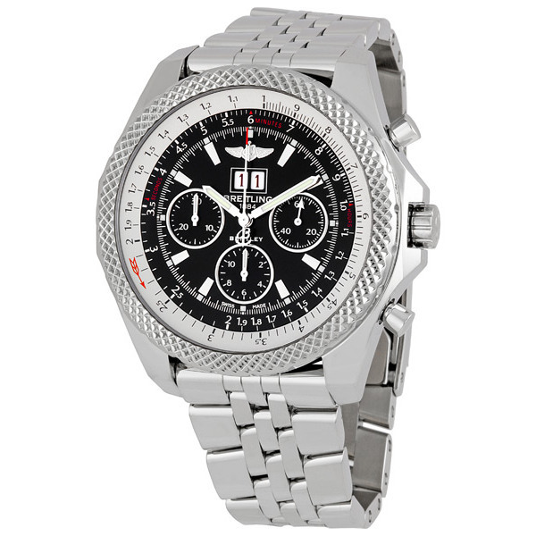 Breitling Bentley A4436412/B959 Auto Chronograph Jet Black Face Mens Watch