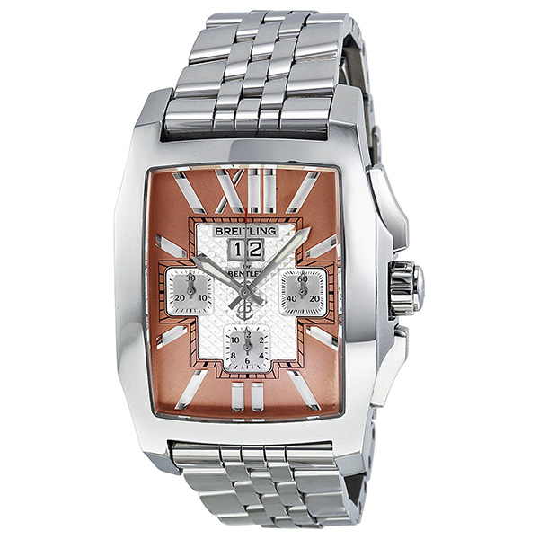 Breitling For Bentley A44365 Automatic Chronograph Silver Dial Watch