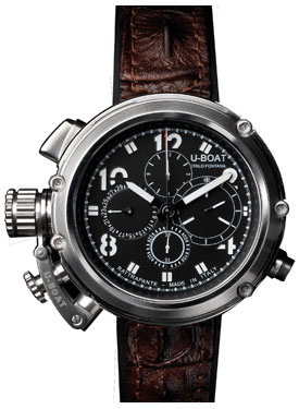 U-Boat Dive Master 2063 Steel Automatic Black Face Reps Watch