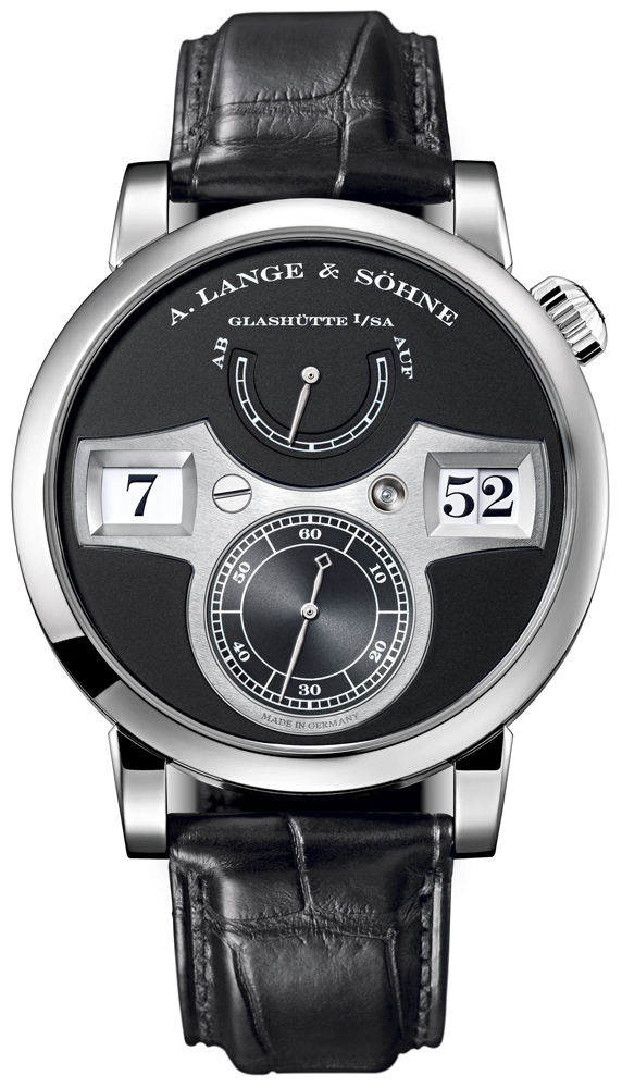 A. Lange & Sohne Avantgarde Tourbillon Manual Winding Chronograph Black Face Watch